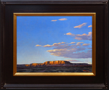 Twilight at the Butte--Painting by Michael Baum